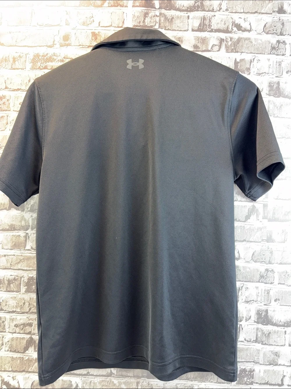 Under Armour boy's Black Performance Polo